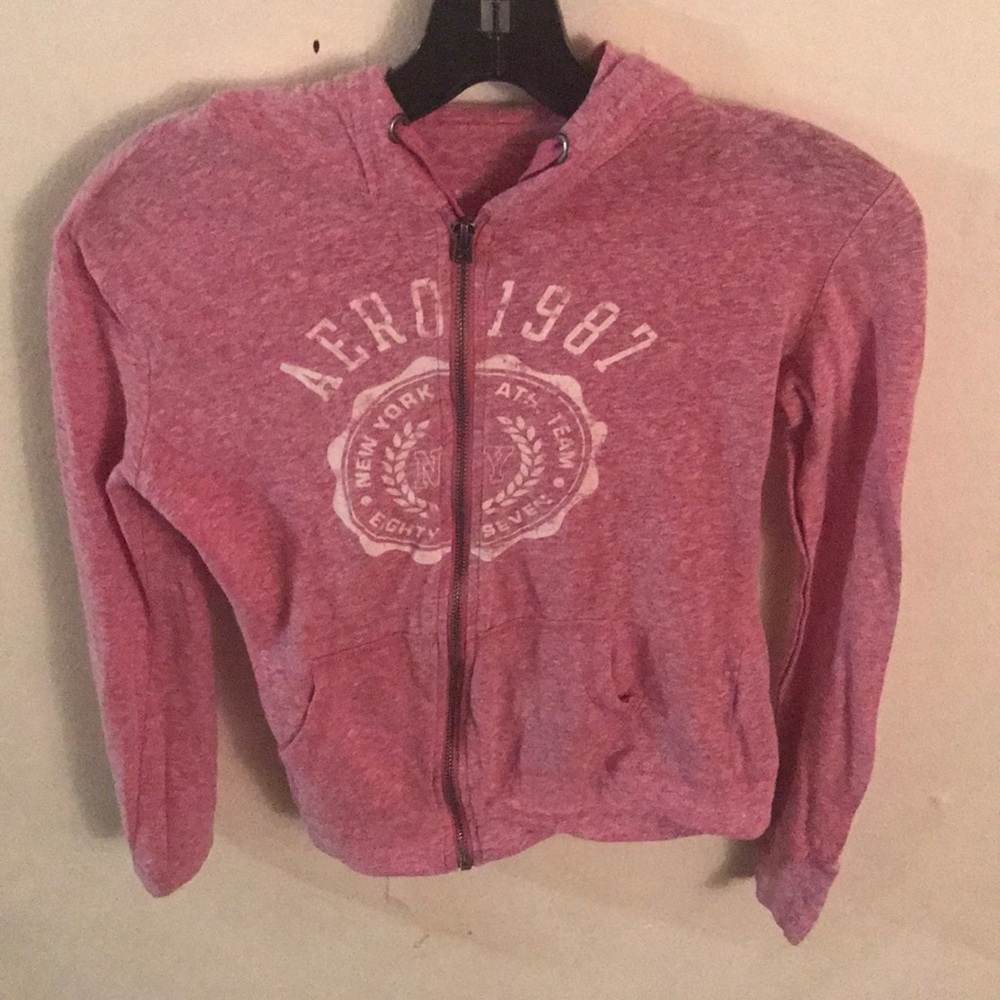 Aeropostale xs hooded long sleeve zip up